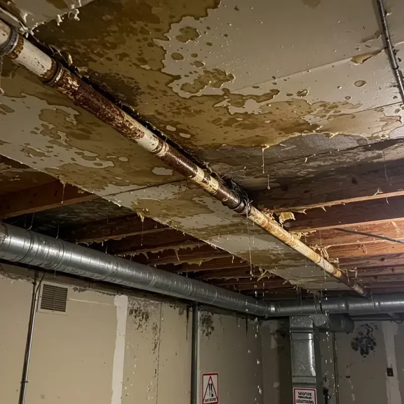 Ceiling Water Damage Repair in Fond du Lac County, WI